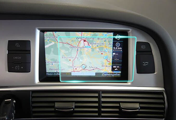 Crystal Clear Screen Protector for 2011 Audi A6 Vehicle Navigation