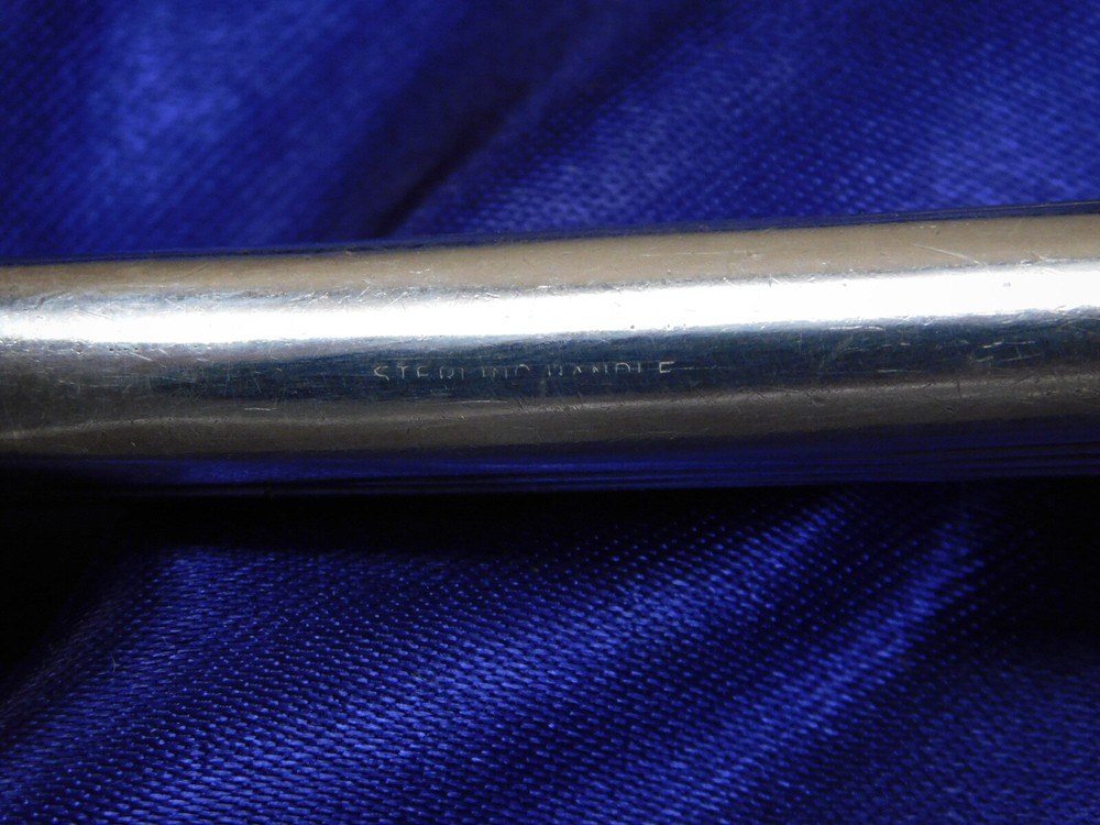 INTERNATIONAL SILVER IRIS STERLING SILVER PLACE KNIFE - GOOD CONDITION