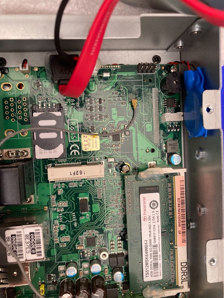Tesla Atom E3827 1.75GHZ Computer missing Moderm 1052303-02-F