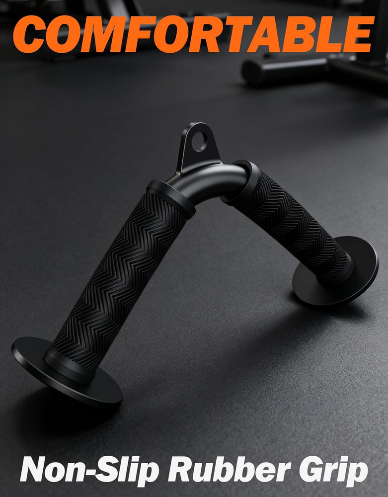Tricep V Bar Cable Attachment, Tricep Pull down Attachment for Home Gym Equipmen