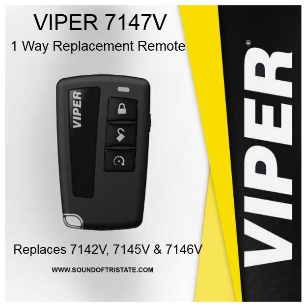 Viper 7147V 1-Way Replacement Remote Control NEW Generation and Style