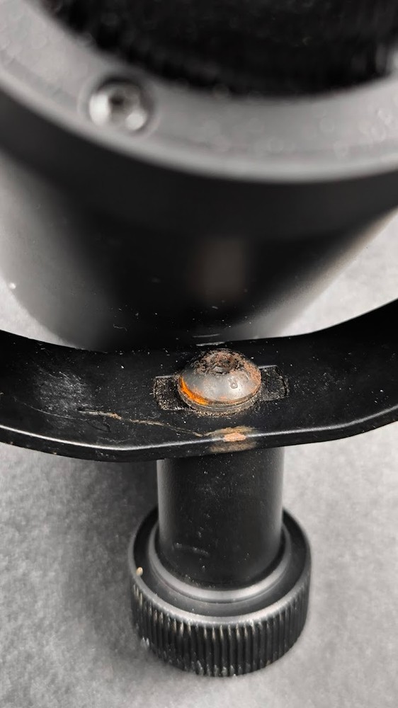 Record MC-82 Microphone Used Working Black