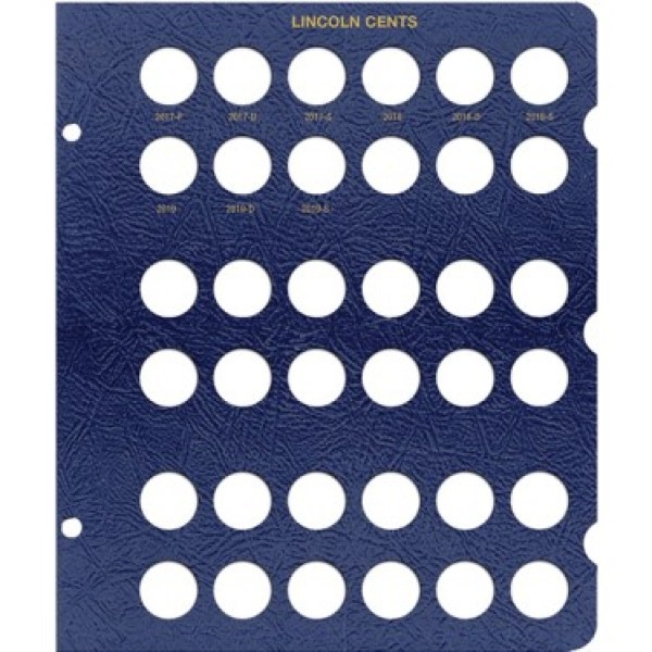 Whitman Lincoln Cent Page | 2017-2021