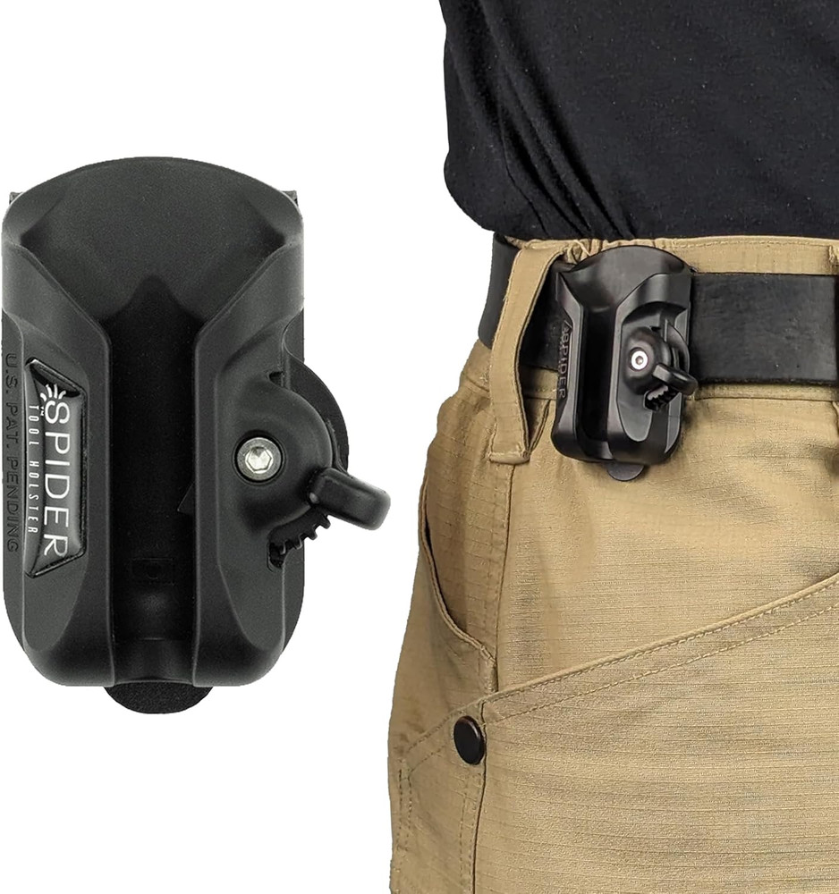 Tool Holster - Self Locking, Quick Draw, Universal Tool Holder - Clips onto Any