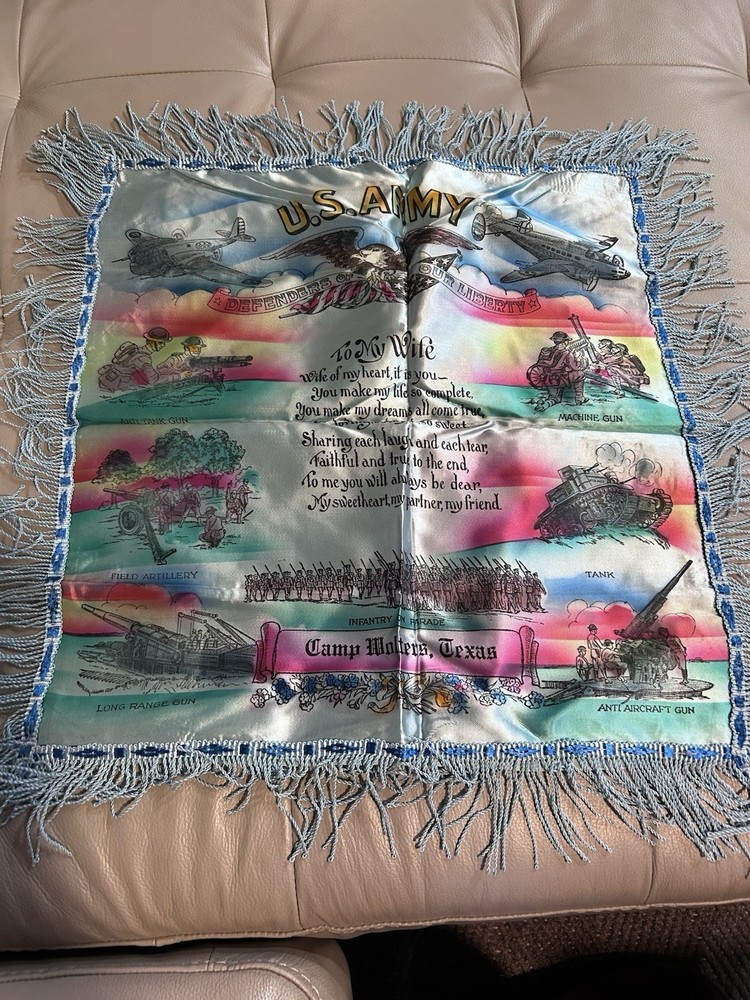 US Army Pillow Case Camp Wolters Texas