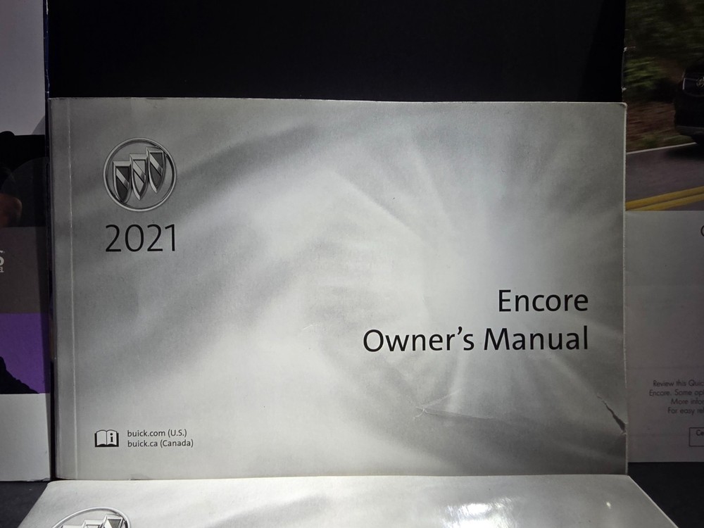 2021 Buick Encore Owner's Manual, OEM Reference Guide Set