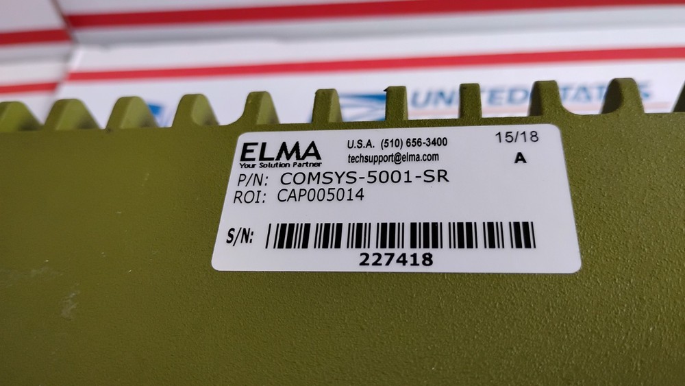 ELMA COMSYS-5001-SR Aerospace Digital Processor Unit Computer WITH CABLE MADE US