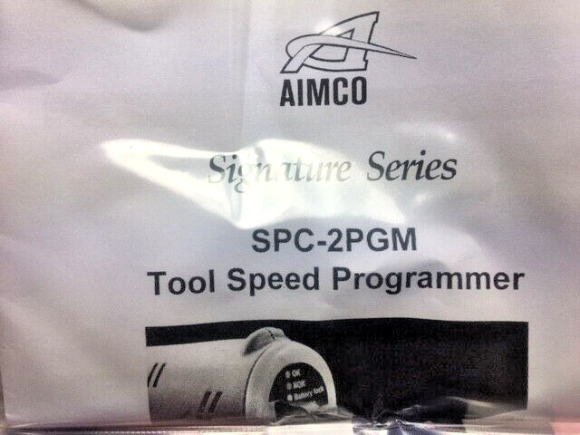 Aimco Signature Series SPC-2-PGM Tool Speed Adjuster / Programmer - new in box