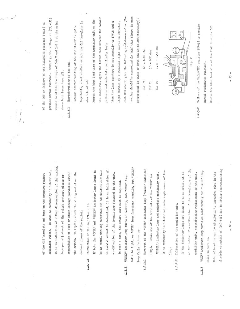 Yashica TL Electro-X Assembling Chart for Repair Reprint