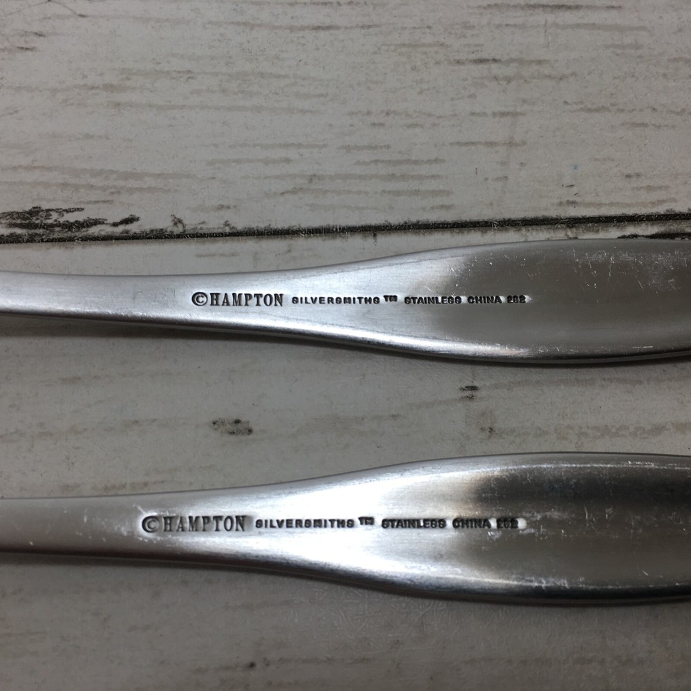 Hampton Silversmiths Gourdon 18/0 Stainless Flatware Dinner Fork x 2