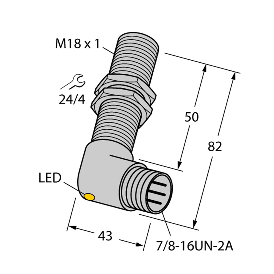 TURCK BI5-G18-RZ3X-B1431 43735 Inductive sensor