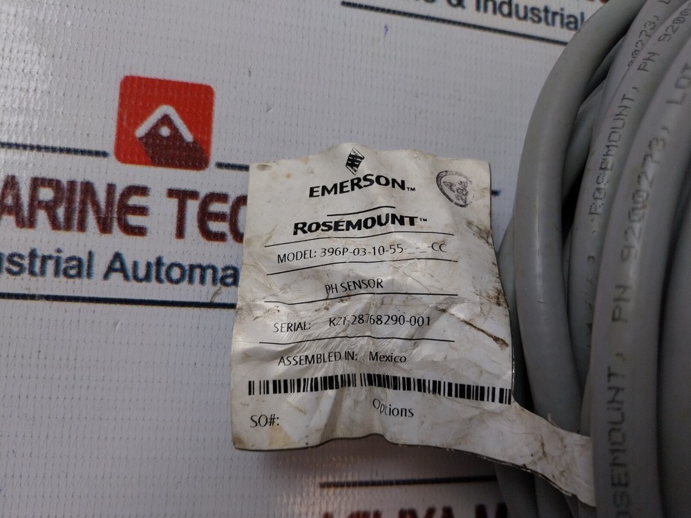 EMERSON ROSEMOUNT 396P-03-10-55---CC PH Sensor Cable 10 METER