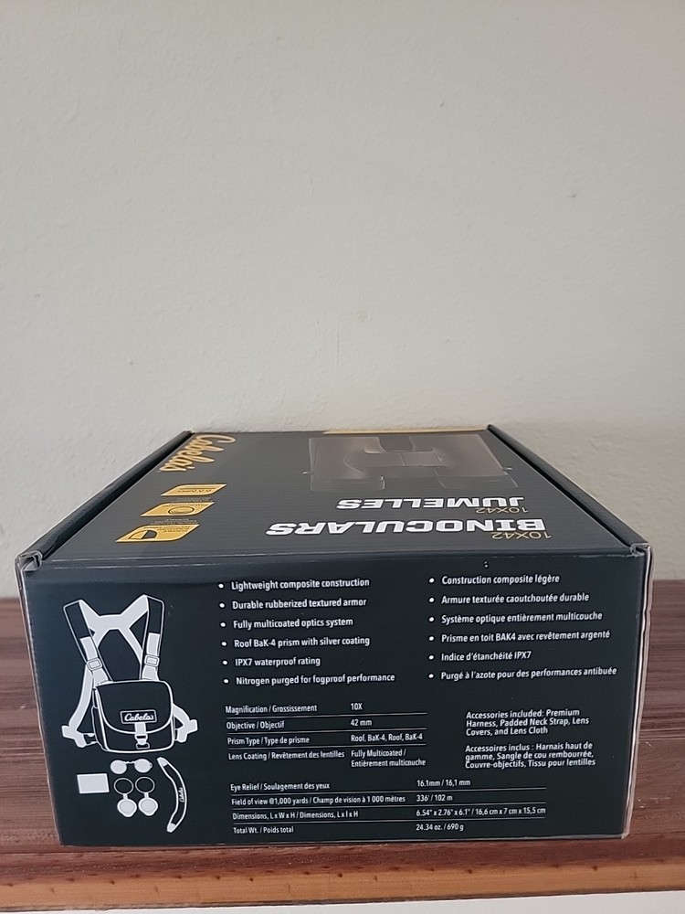 Cabela's 10 X 42 Waterproof Binoculars