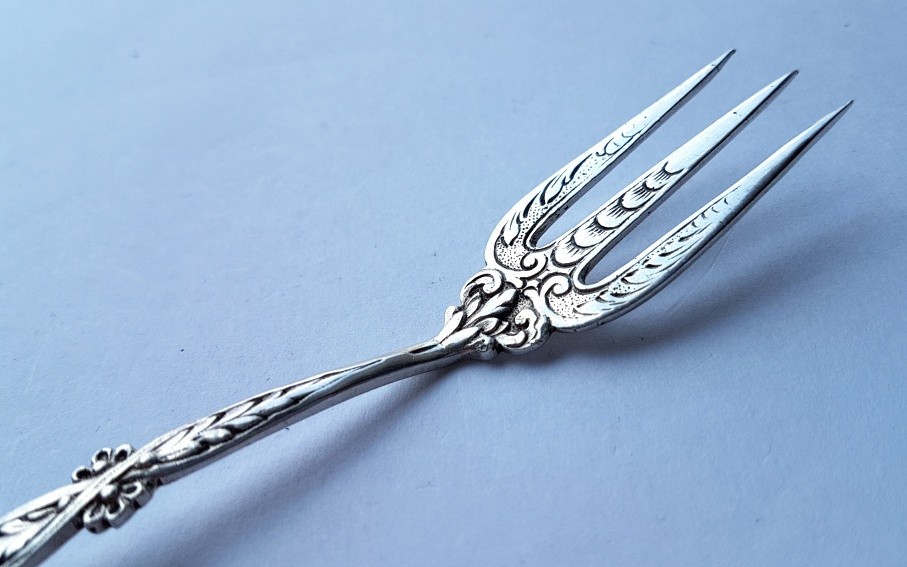 Fork/ Serving Fork, 800 Silver K874