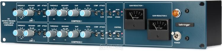 Behringer 369 2-channel Rackmounted Stereo Compressor
