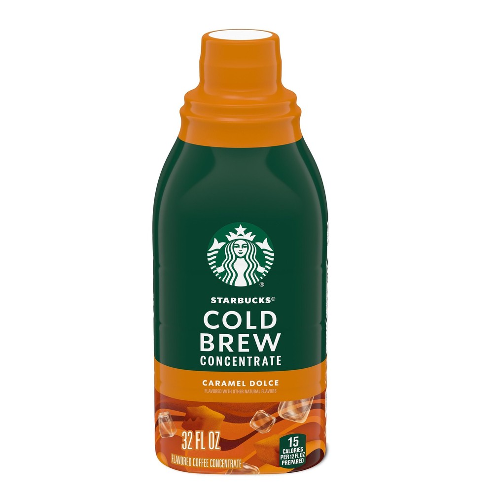 Starbucks Cold Brew Coffee Concentrate Caramel Dolce