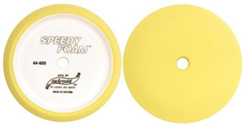 S.M. Arnold Speedy Yellow Polyester Foam Buffing Pad, 9 inch