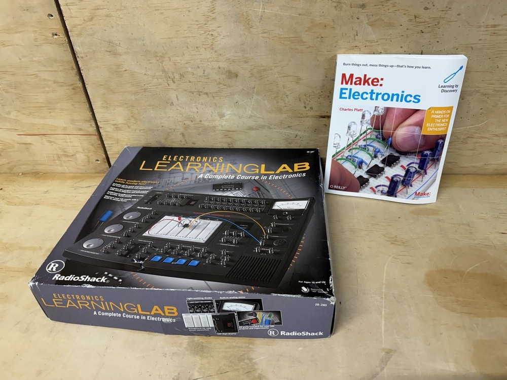 Radio Shack Electronics Learning Lab 28-280, With Make Electronics Book