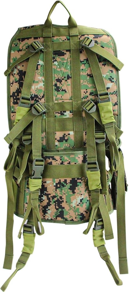 Tree Stand Carrier Backpack with Padded Straps, 8 Connection Points & 3 Pocke...