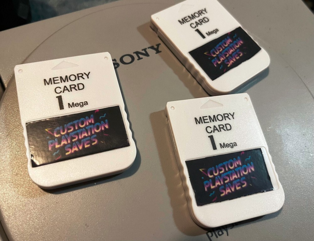 CUSTOM PSX PS1 MEMORY CARD SAVES! | 100% Unlocked!