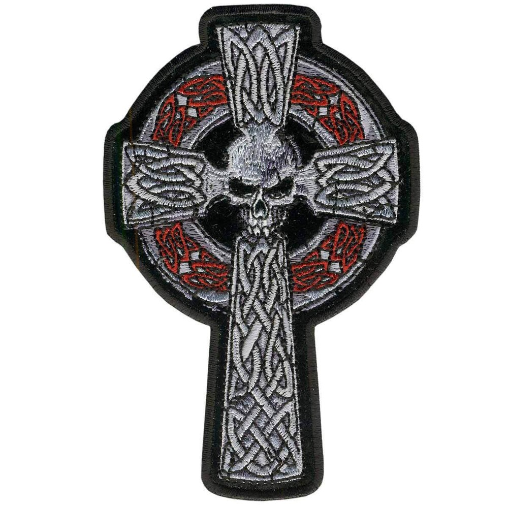 Hot Leathers Celtic Cross 7" x 11" Patch PPA3377