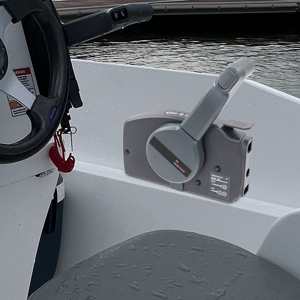 Reverse Outboard Remote Control Box Side Mount Outboard Motor Remote Control Box