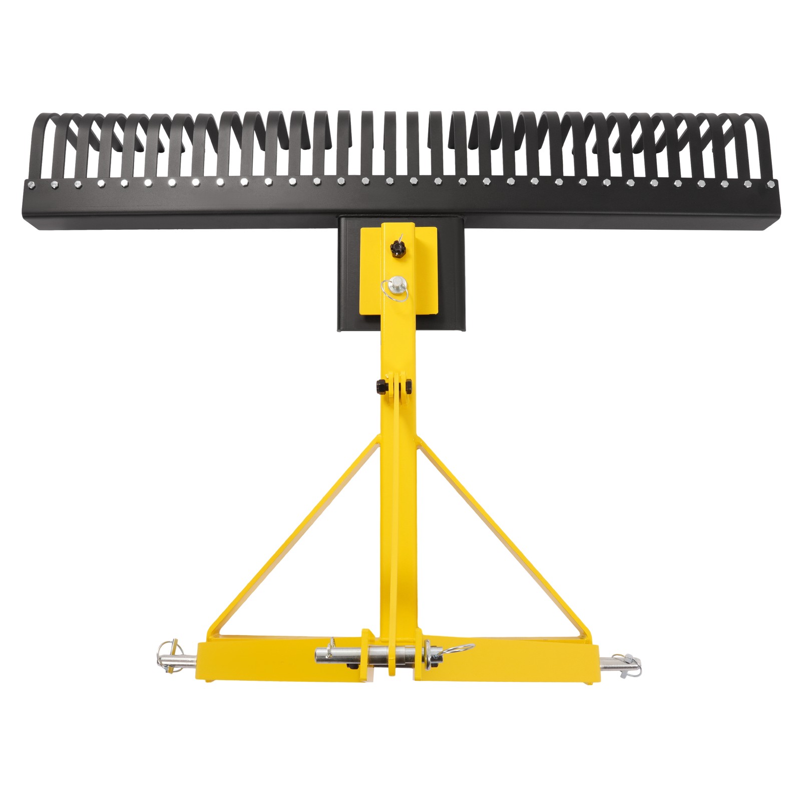 3 Point 60'' Landscape Rock Rake For Cat 1 Tractor Attachment Soil Gravel Lawn