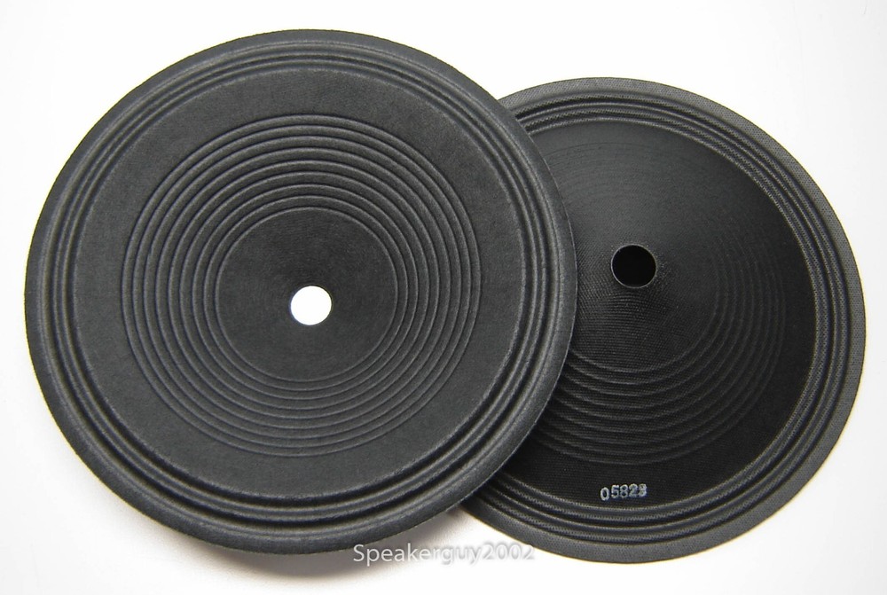 Pair 8" Paper Cones - Speaker Parts - 05823