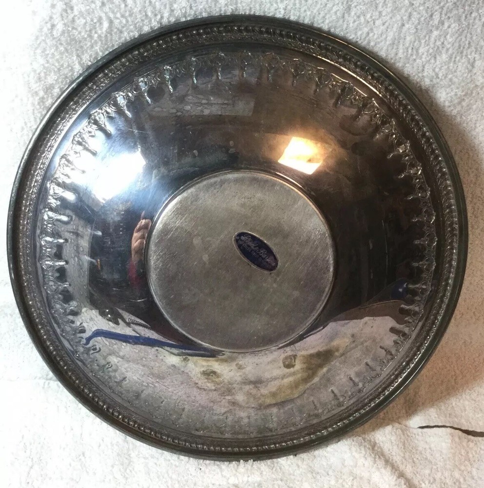 Reed And Barton Silverplate Serving Tray #1202