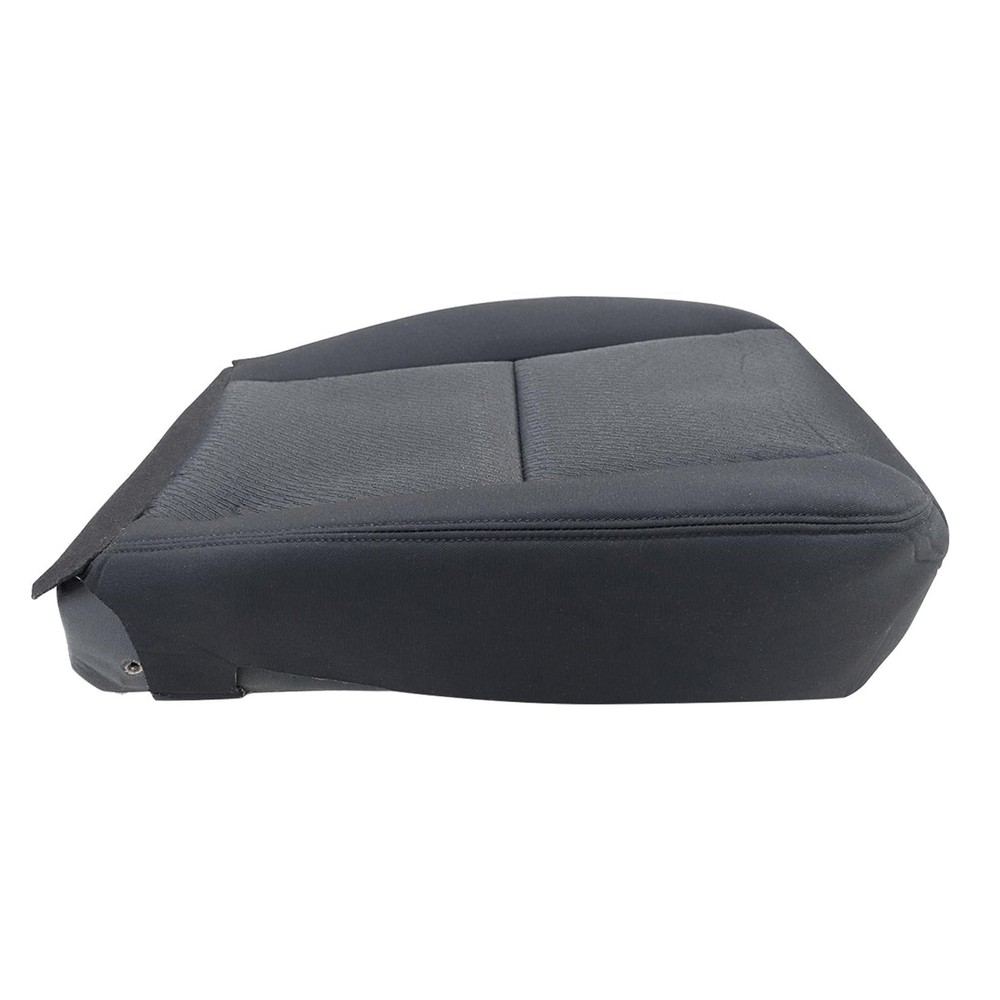 Front Driver Side Bottom & Top Lean Back Replacement Cloth Seat Covers Black