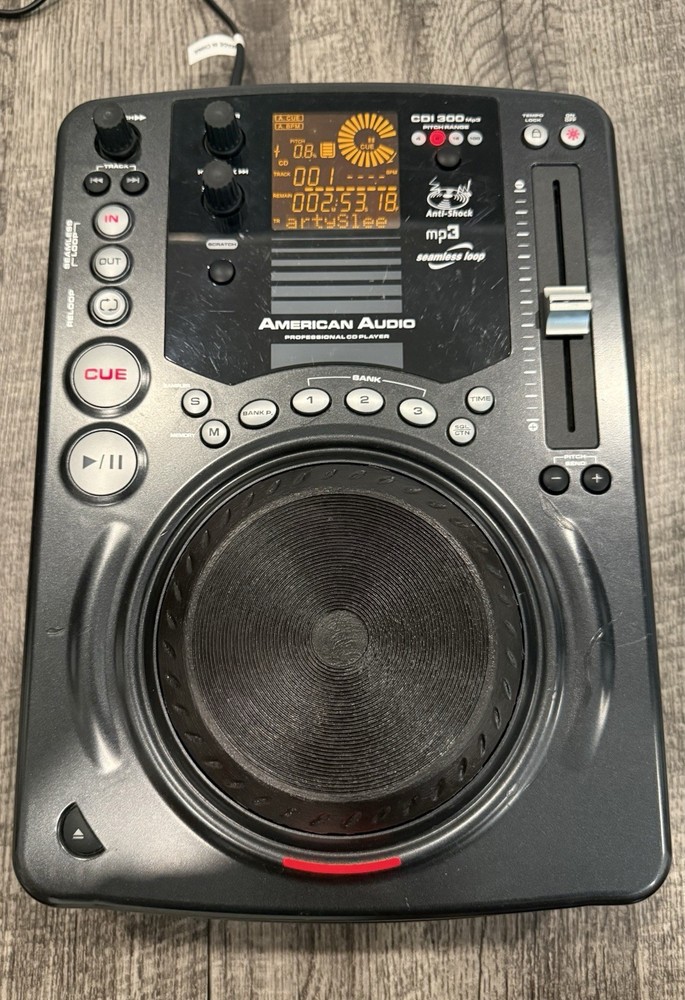 American Audio CDI 300 Mp3 Professional CD Player