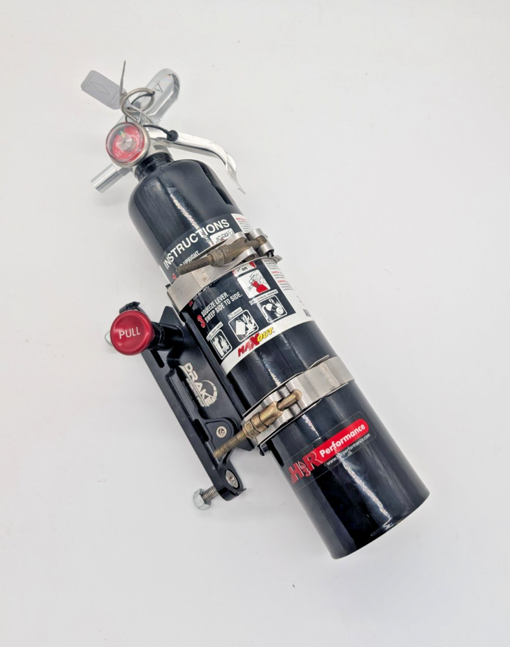 Drake FIREX-MNT-DAG Quick Release Fire Extinguisher Mount and H3R Extinguisher