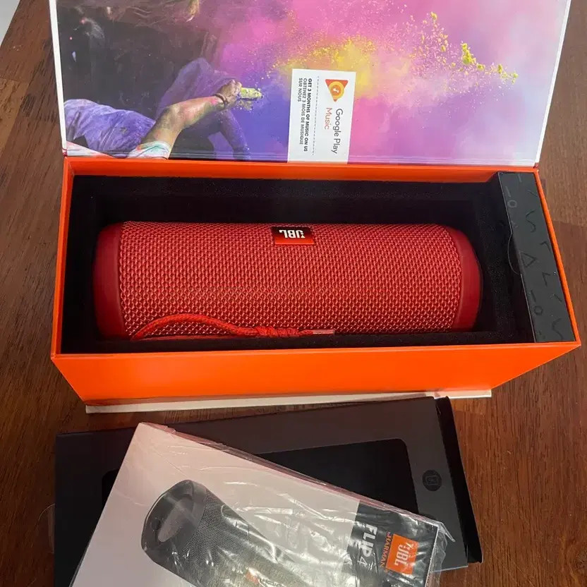 JBL Flip 4 Bluetooth Speaker (Official) Red