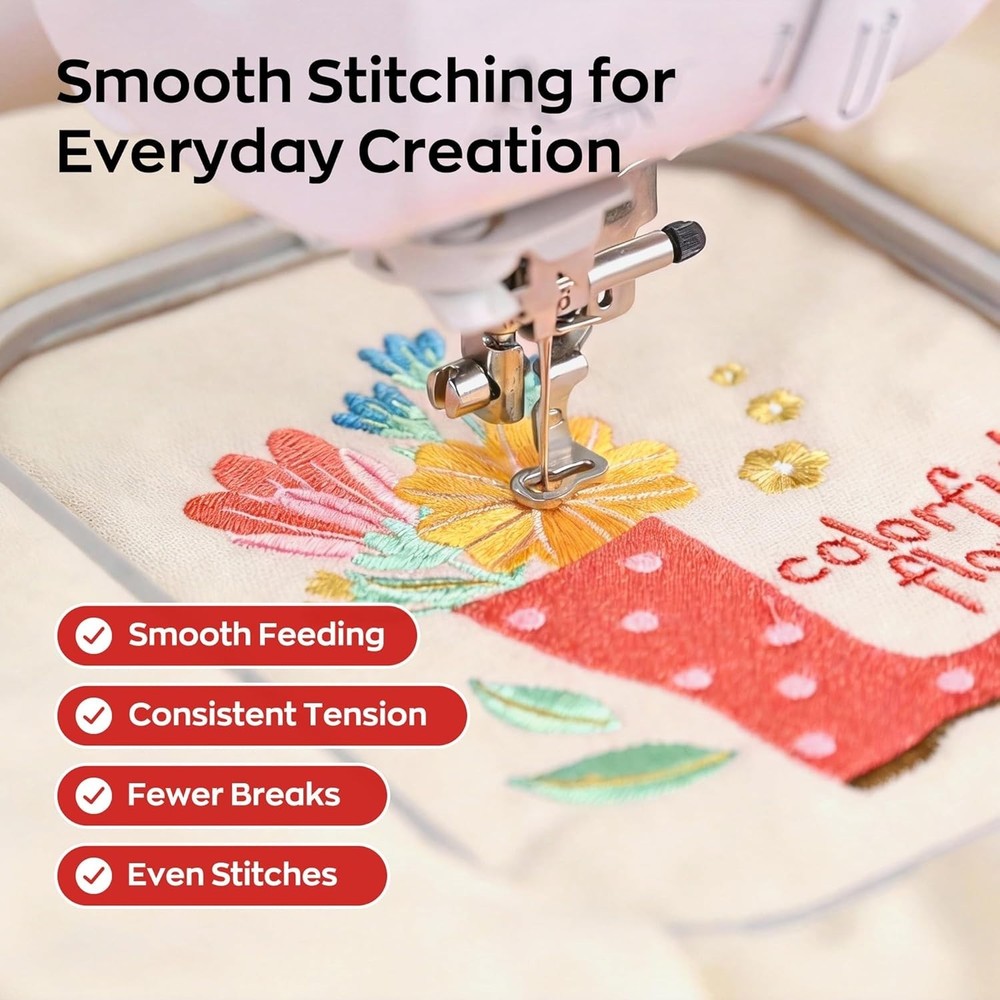 Embroidery Machine Thread Set 80 Colors 800M 40WT Polyester Spools