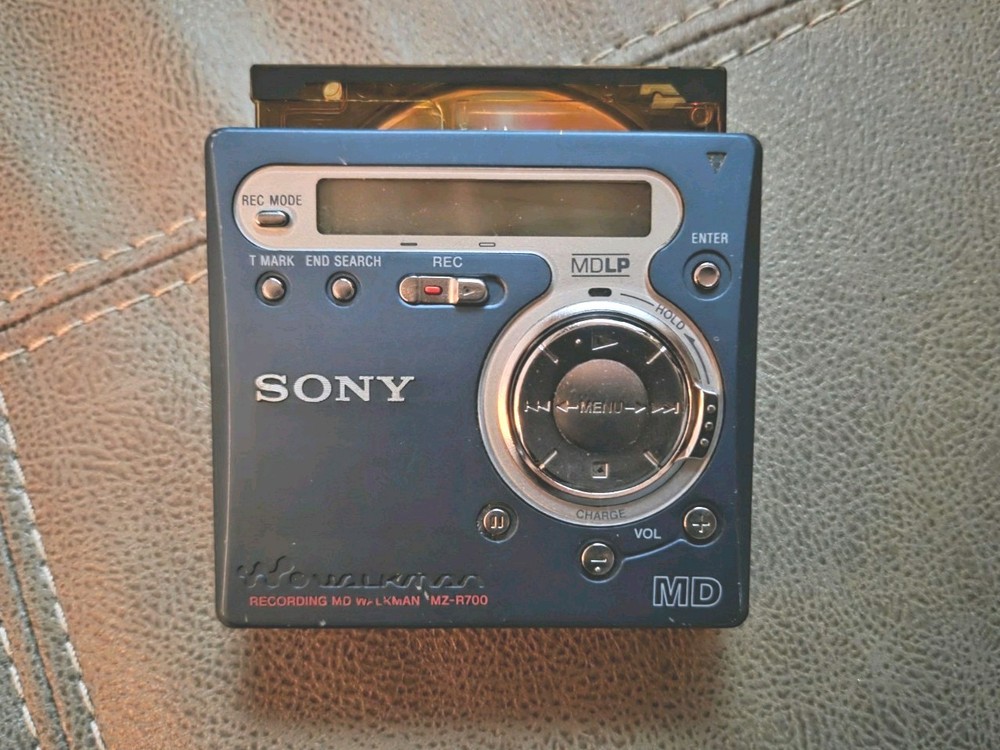 Sony Walkman MZ-R700 MiniDisc Recorder Complete Setup