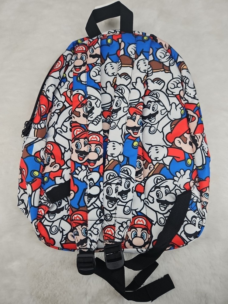 Super Mario Bros. Mario Colour Pop Collage 16" Backpack