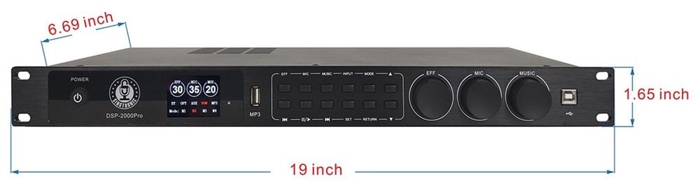 Singtronic Karaoke Vocal Effects Processor Machine Digital Key Control