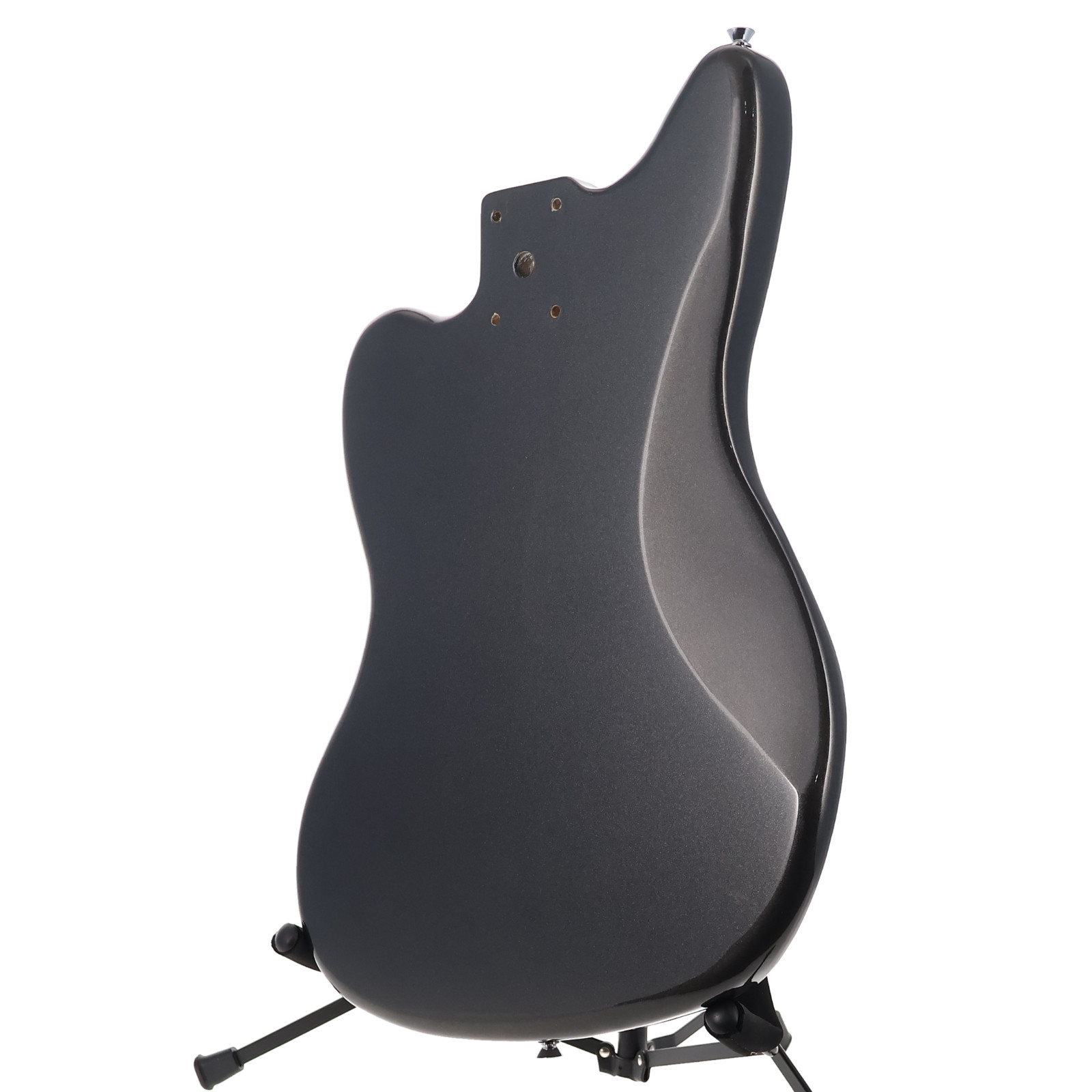 Squier Jaguar Bass Body Affinity Series Charcoal Frost Metallic Fully Loaded