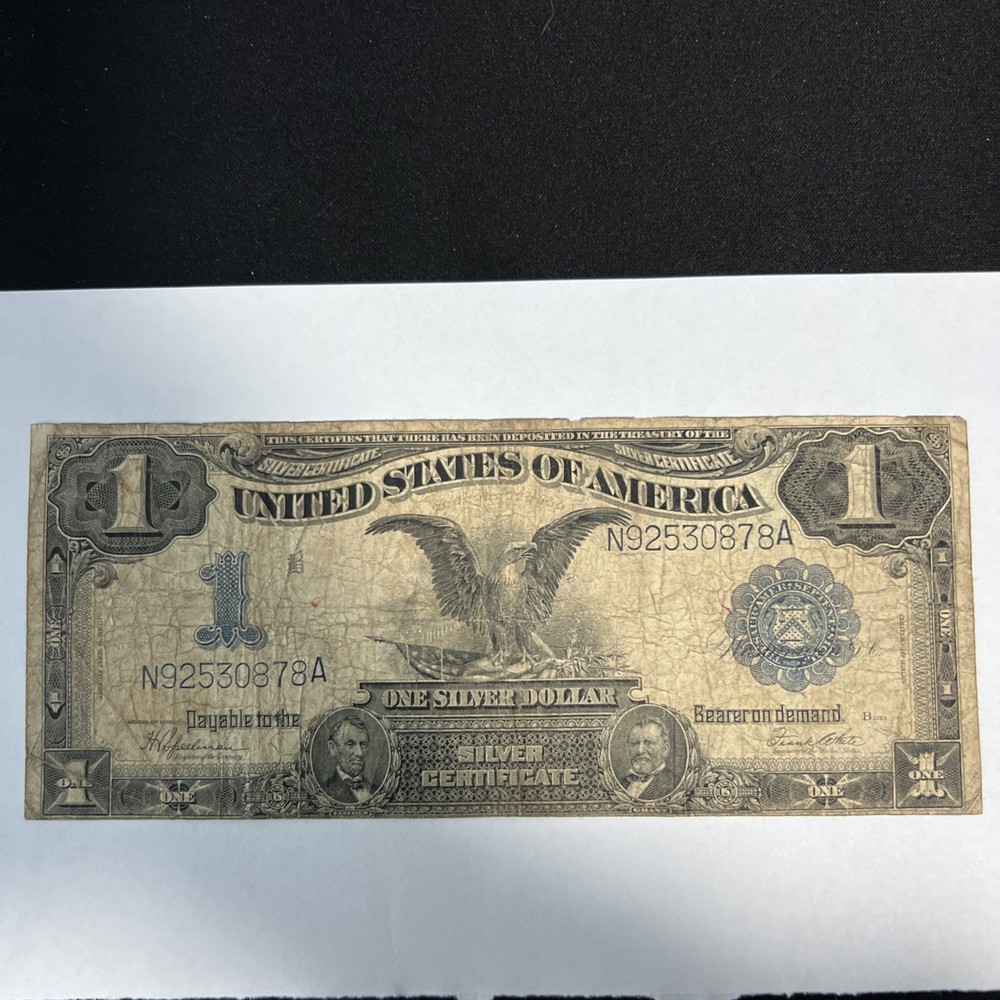 1899 $1 Large Black Eagle Silver Certificate - Fr.236 (NA Block) - Fine