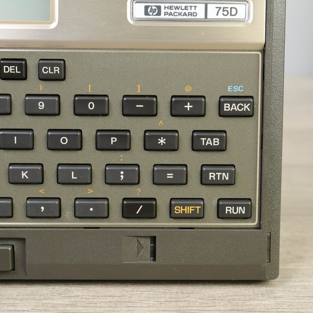 HP-75D Handheld Computer VTG Hewlett Packard EXCELLENT In Box Complete Bundle