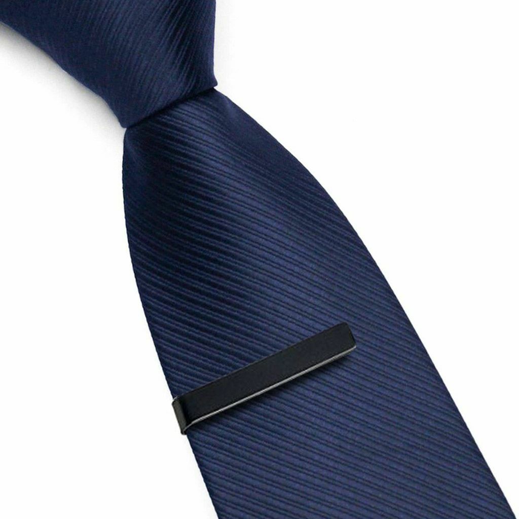 1-3 Set Stainless Steel Slim Skinny Regular Ties Necktie Clasp Mens Tie Clip Bar