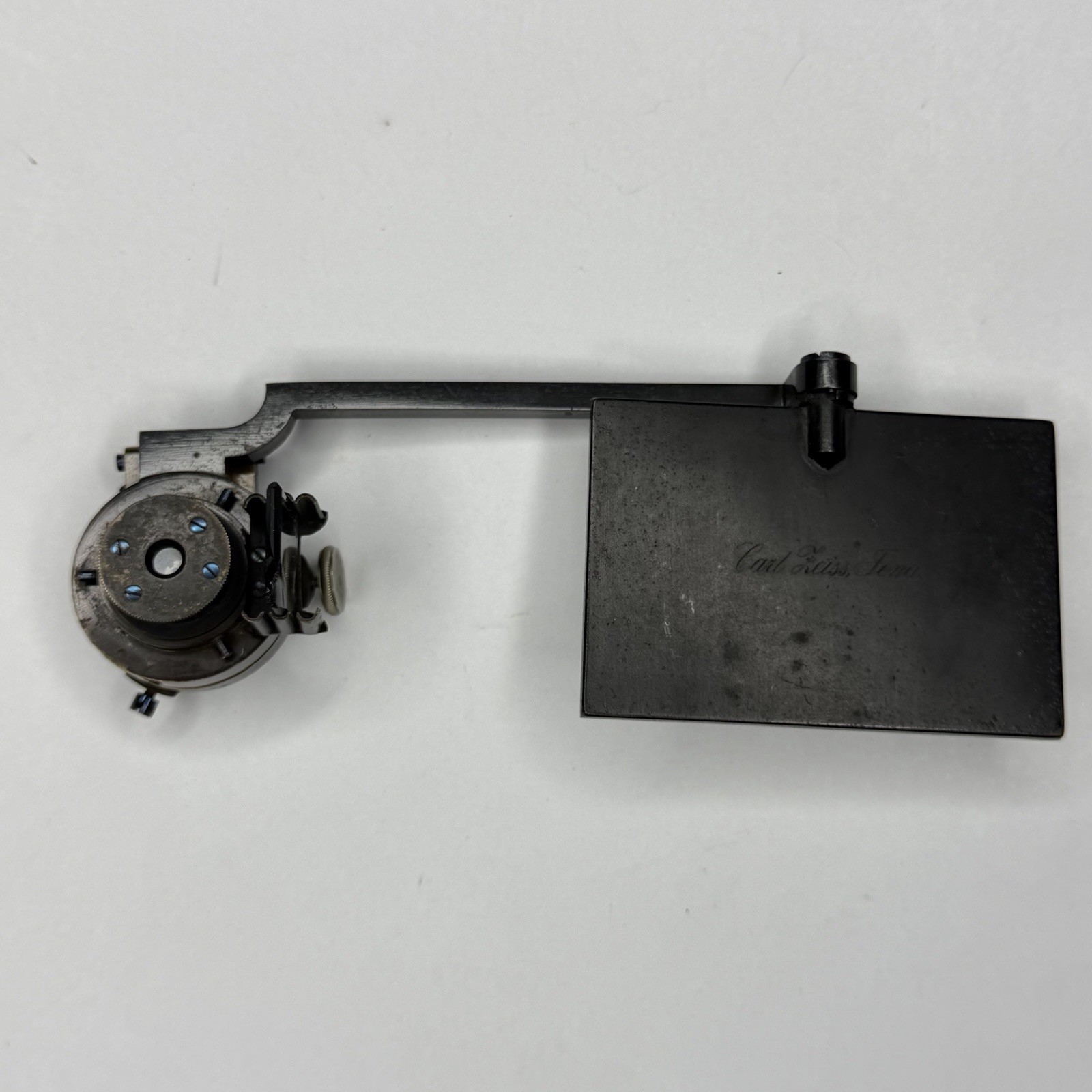 Vintage Carl Zeiss Jena Microscope Camera Lucida Abbe's Drawing w/Case