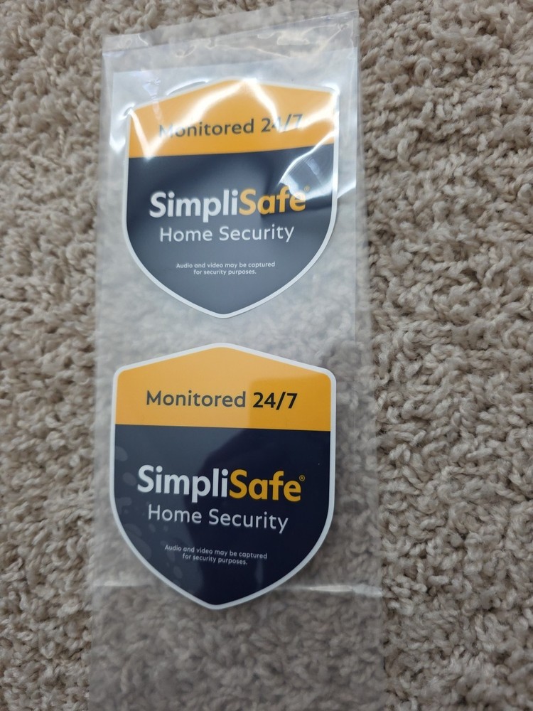 SimpliSafe Window Stickers