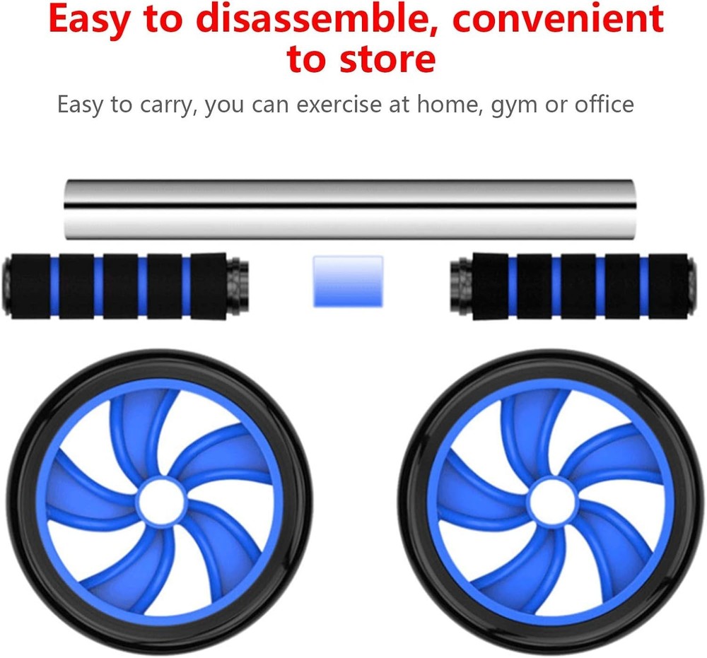 Abdominal Muscle Training Rollers, 5-In-1 Roller Kit with Knee Pads, Push-Up ...