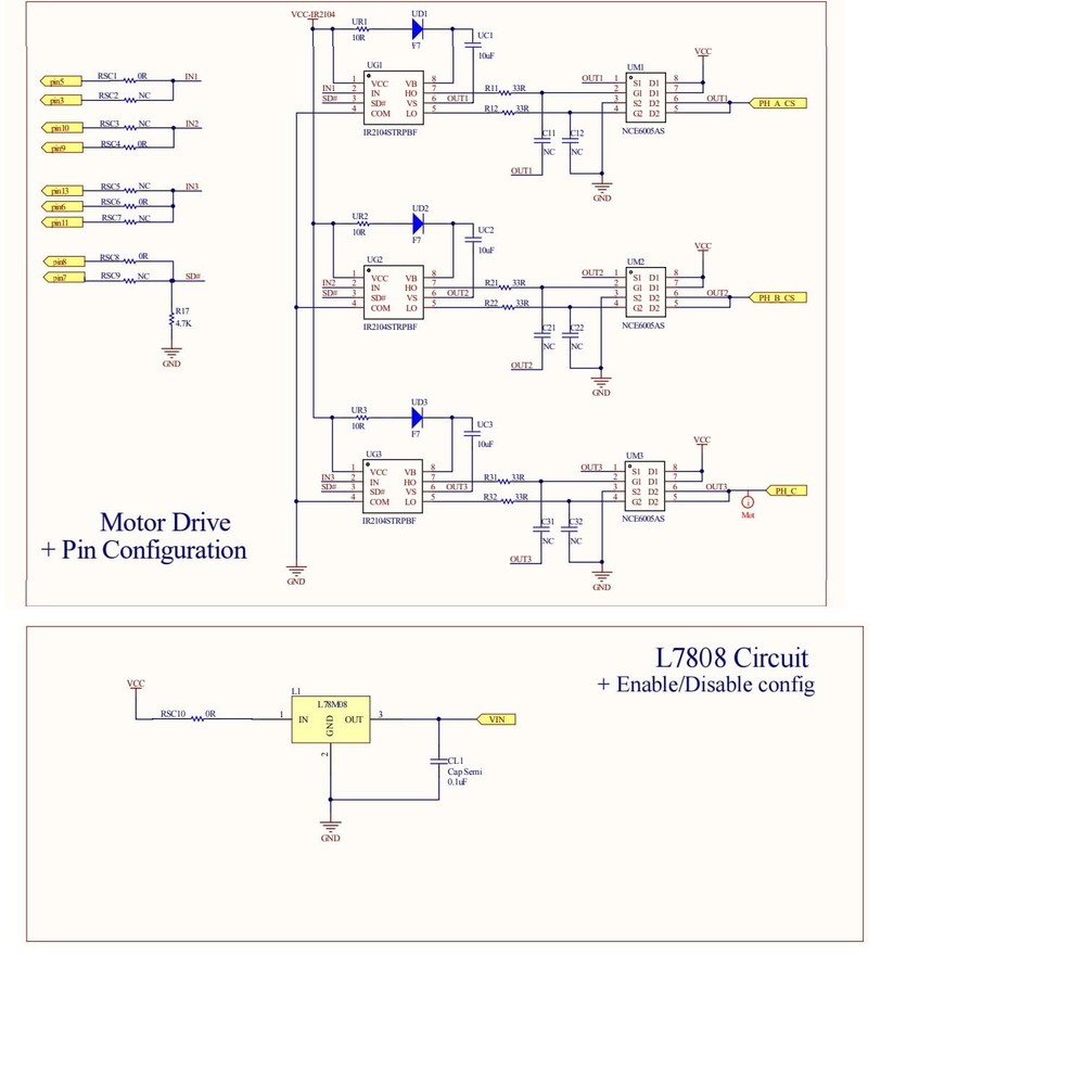 1PCS BLDC Motor Controller for SimpleFOC Shield SimpleFOC FOC BLDC Motor Cont...