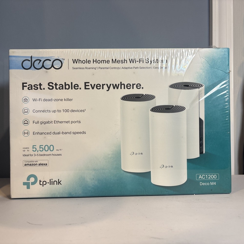 TP Link Deco M4 (3-Pack) Wi-Fi System