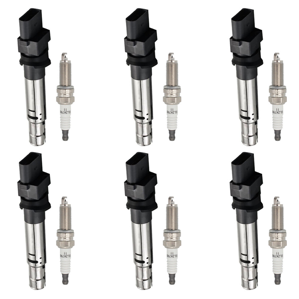 6X Ignition Coils + 6X Iridium Spark Plugs For 2008-2018 Porsche Cayenne 3.6L V6