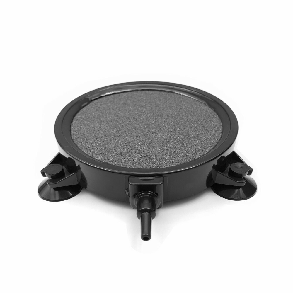 HiSin 4.2" X 0.8" Disk Air Stone With Suction Cups for Aquarium & Hydroponics