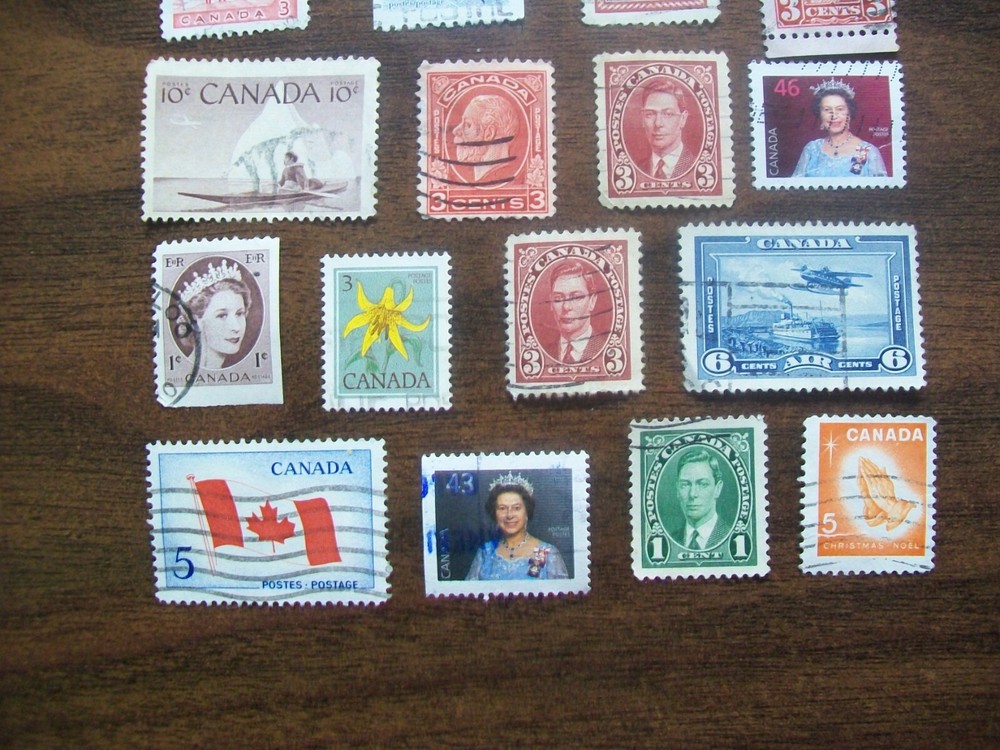 Canada Postage Stamps - Canada - Vintage - 20 Various Stamps (175)