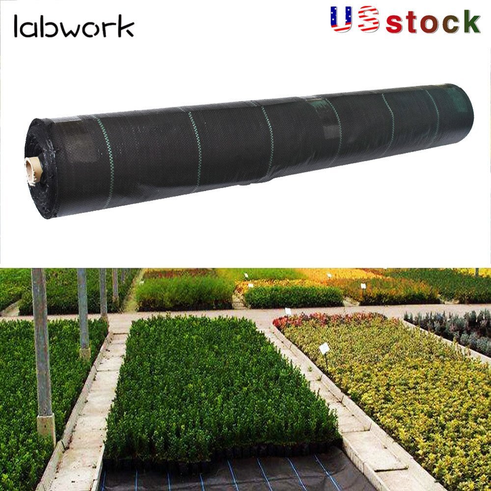 NEW Weed Barrier Fabric Woven Earthmat Ground Cover Landscape 3.2oz/sq.yd